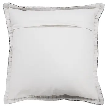 20" Black Cotton Throw Pillow