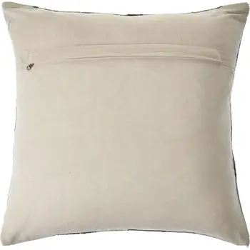 20" Gray and Brown Throw Pillow