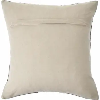 20" Silver and Brown Throw Pillow