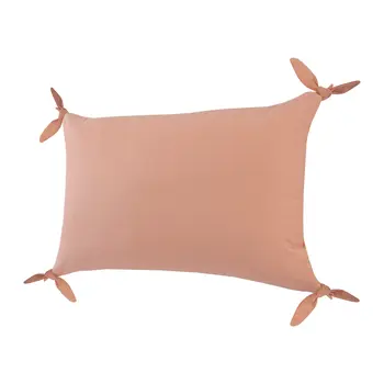 16" X 24" Blush Pink 100% Cotton Zippered Pillow