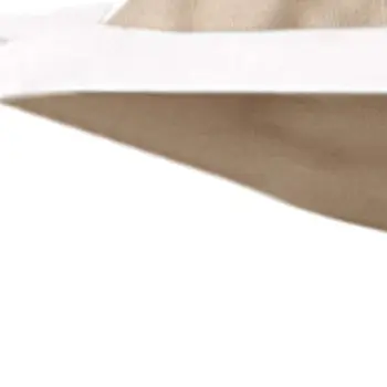 14" X 36" Beige And White 100% Cotton Geometric Zippered Pillow