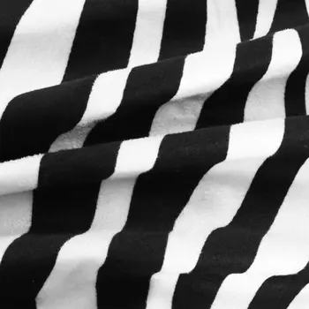 20" Black And White Fabric Forest Animals Throw Pillow