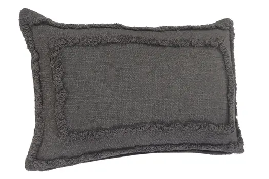 16" X 24" Gray Throw Pillow