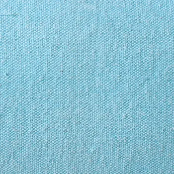 14" X 36" Bright Blue 100% Cotton Zippered Pillow