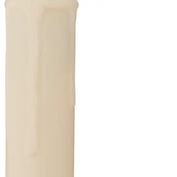 Set of Twelve Ivory Flameless Christmas Clip On Taper Candle