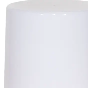 Set of Two White Flameless Pillar Candle