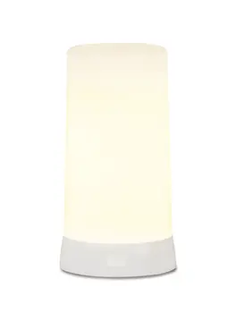 Set of Two White Flameless Pillar Candles