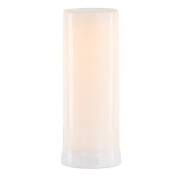 8" White Flameless Designer Candle