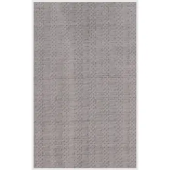 9' X 12' Charcoal And Dark Grey Hand Loomed Area Rug