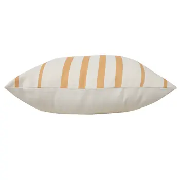 20" X 20" Yellow Zippered Geometric Indoor Outdoor Throw Pillow