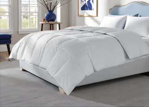 White Queen Washable Feather And Down Comforter