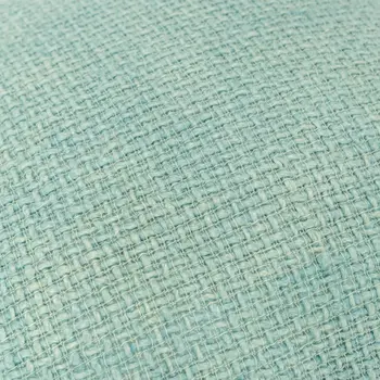 20" Mint Green Weave Cotton Blend Throw Pillow