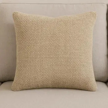 20" Natural Cotton Blend Pillow