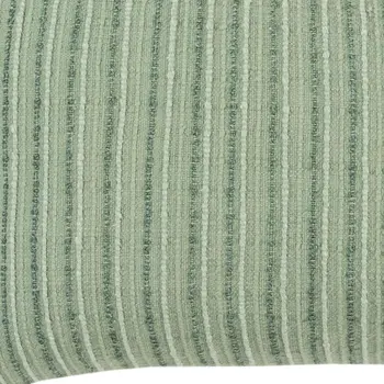 14" X 14" Green Cotton Blend Pillow