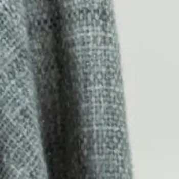 Gray Woven 100% Poly Pet Throw Blanket