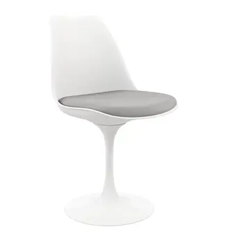 Gray And White Dining Side Chair