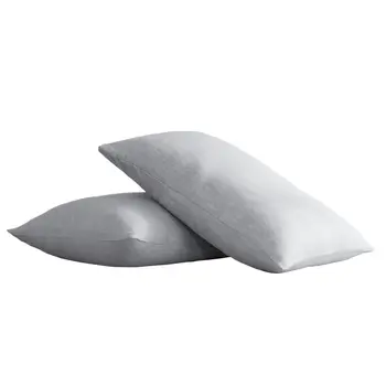 Set of Two Cloud Linen Pillowcases