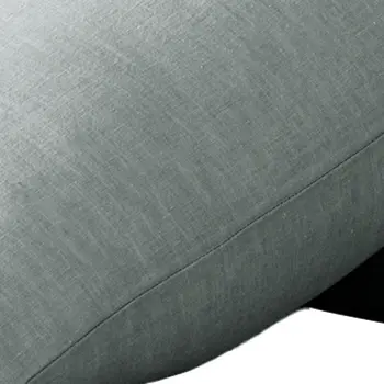 Set of Two Blue Linen Standard Pillowcases