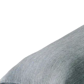 Set of Two Slate Gray Linen Pillowcases