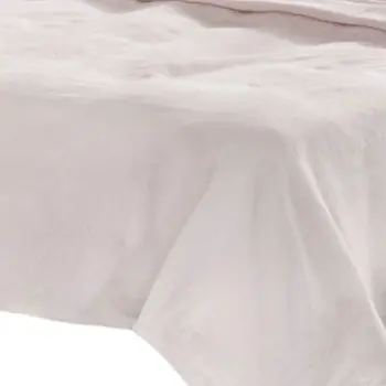 Four Piece Champagne Pink Linen Sheet Set