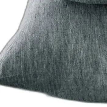 Four Piece Slate Gray Linen Sheet Set