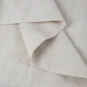 Light Gray Linen King Flat Sheet