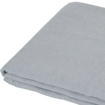 Blue Linen Twin Flat Sheet