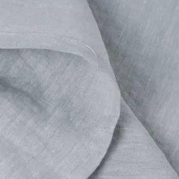 Blue Linen Full Double Flat Sheet
