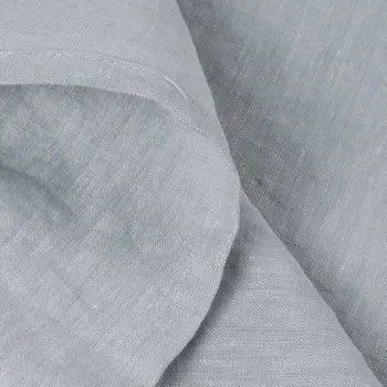 Blue Linen King Flat Sheet