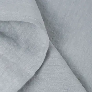 Blue Linen King Flat Sheet