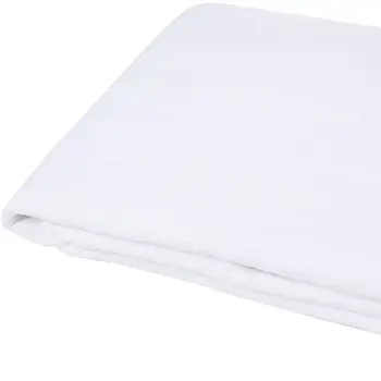 White Linen Full Double Flat Sheet
