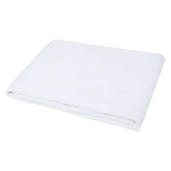 White Linen King Flat Sheet