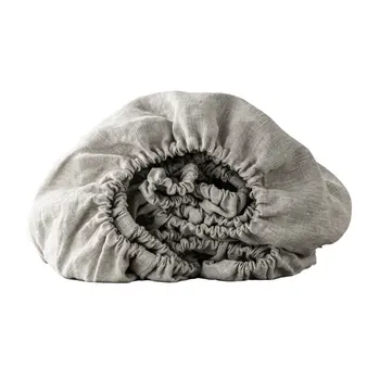 Light Gray Linen California King Fitted sheet