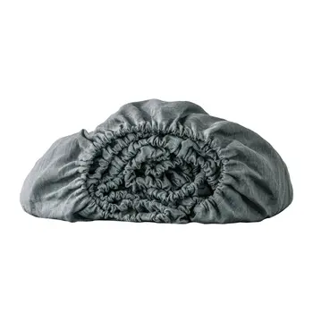 Slate Gray Linen Queen Fitted sheet