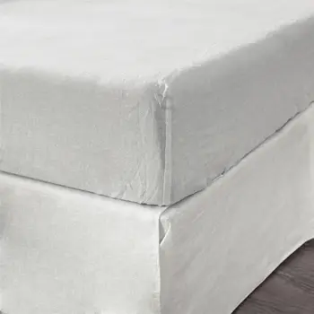 Ivory Linen Queen Fitted sheet