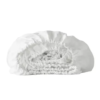 Ivory Linen California King Fitted sheet
