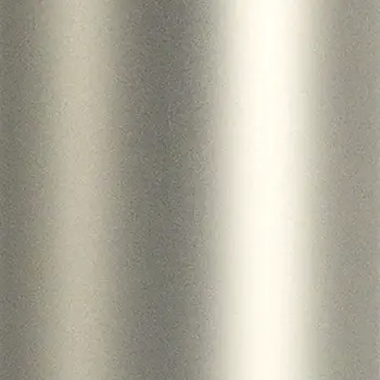 Set of Two 36" Nickel Glass And Steel Round Nested Coffee Tables
