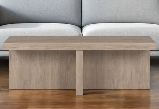 44" Gray Coffee Table
