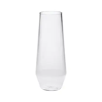 Set of Four Clear Tritan Plastic Stemmed All Purpose Wine Glass