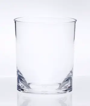 Set of Four Clear Acrylic Stemless Whiskey Glass