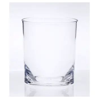Set of Four Clear Tritan Plastic Stemless Whiskey Glass