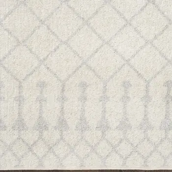 3' X 5' Light Blue Oriental Power Loom Distressed Washable Area Rug