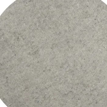 5' Round Gray Non Slip Rug Pad