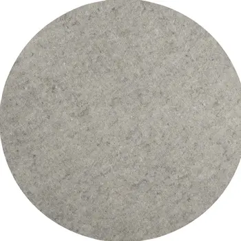 5' Round Gray Non Slip Rug Pad