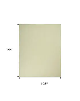 9' X 12' Green And Ivory Indoor Outdoor Area Rug