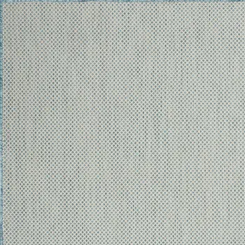 6' X 9' Aqua Geometric Power Loom Area Rug