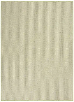 6' X 9' Green Geometric Power Loom Area Rug