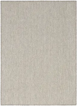 4' X 6' Ivory Geometric Power Loom Area Rug