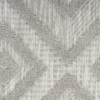 8' X 10' Gray Indoor Outdoor Area Rug