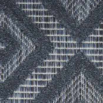 8' X 10' Navy Blue Indoor Outdoor Area Rug